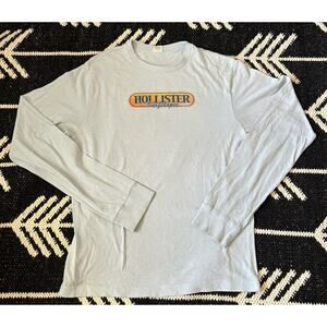Vintage 90s Hollister Surf Shapes Long Sleeve T Shirt Size Adult XL Rare